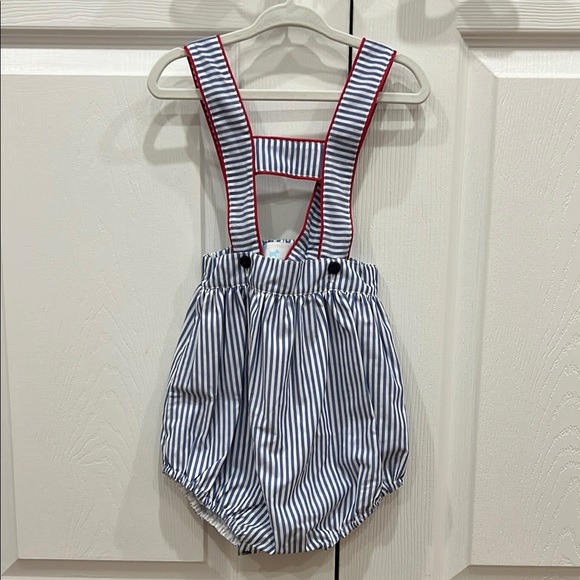 sal & pimenta Red, White, and Blue Suspender Bubble - Picture 1 of 6